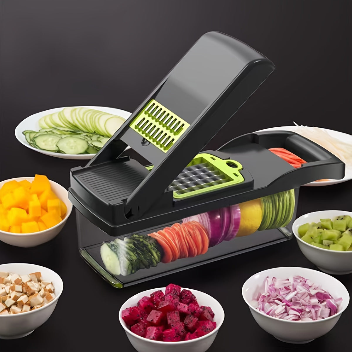 Vegetable Chopper - Multifunctional Manual Food Dicer