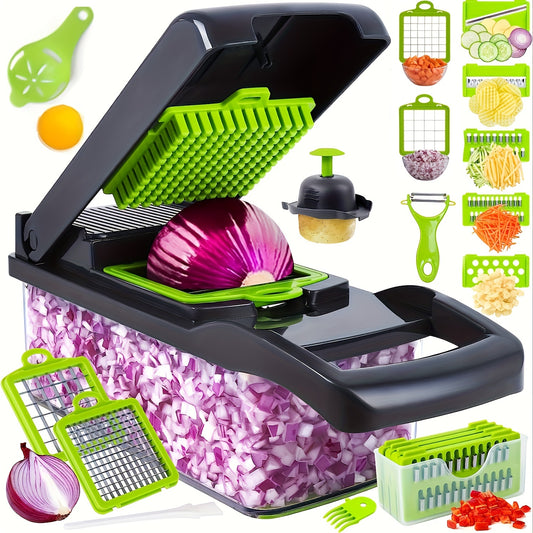 Vegetable Chopper - Multifunctional Manual Food Dicer